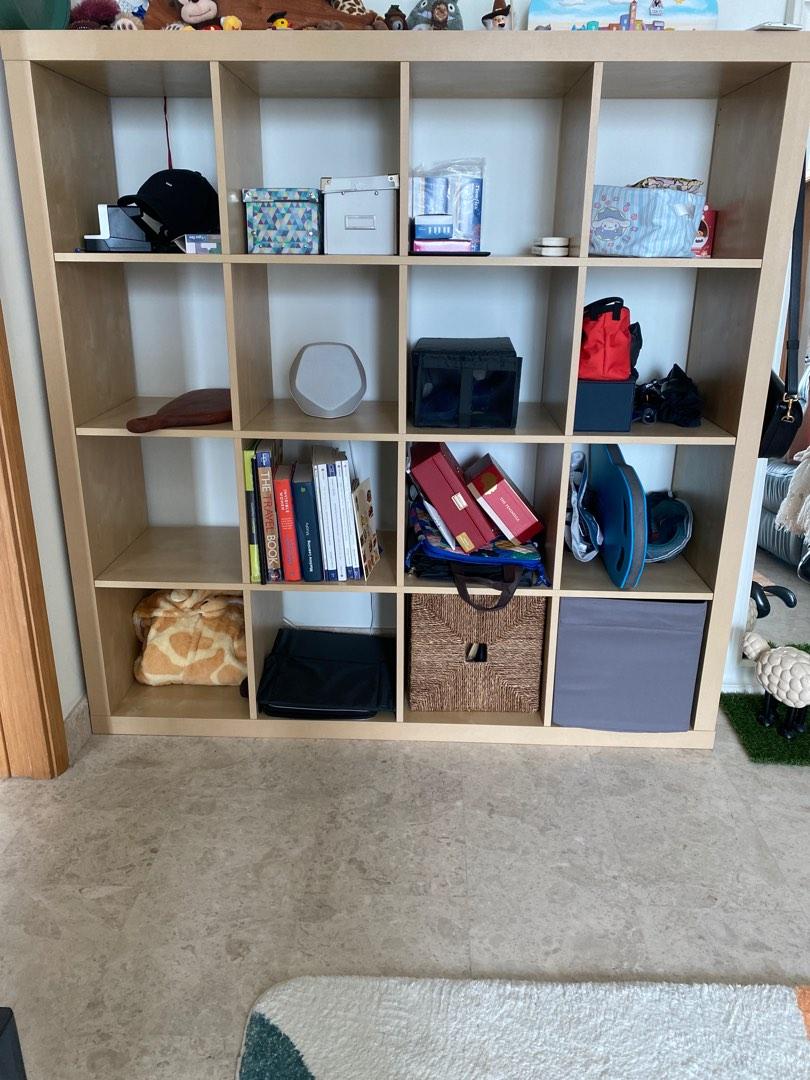 (Tmr or never) FREE delivery IKEA Kallax 4x4, Furniture & Home Living