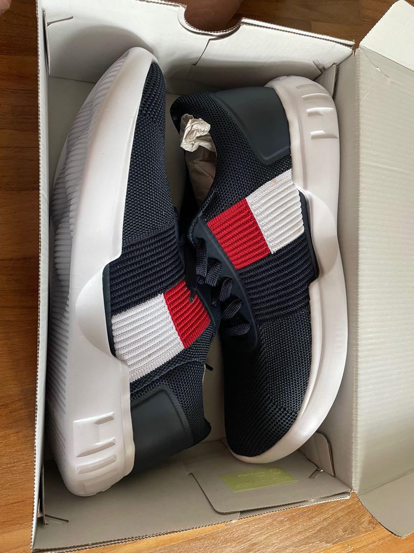 Tommy hilfiger lightweight outlet knitted trainer
