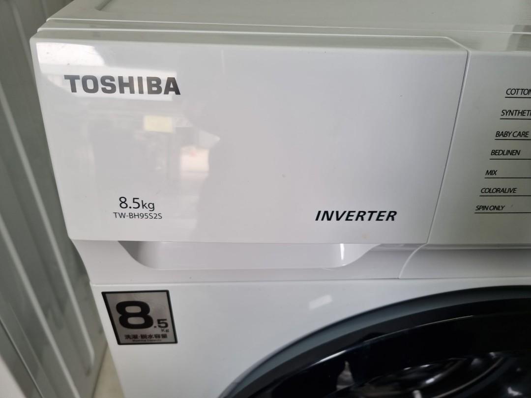 Toshiba 8.5kg front load Model TWBH95S2S, TV & Home Appliances