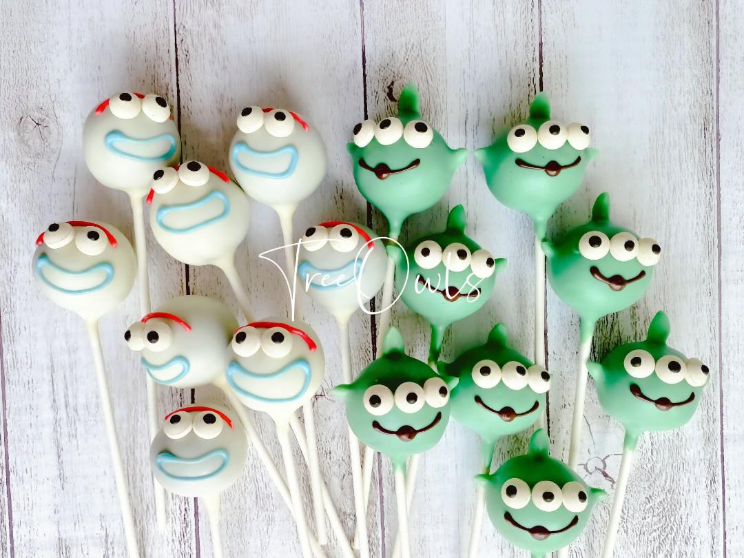 Toy Story Theme Cake Pop And Mini Donut, Food & Drinks, Homemade Bakes On  Carousell