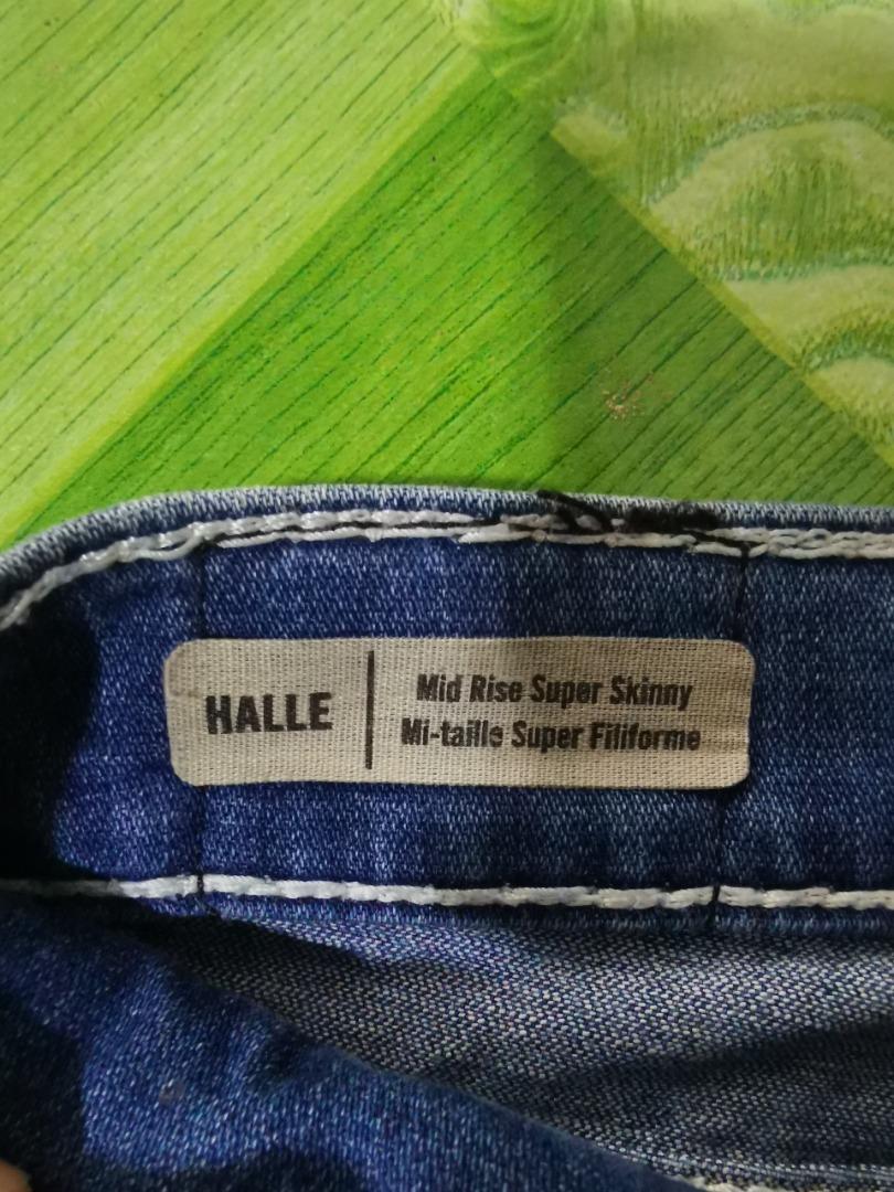 halle mid rise super skinny jeans