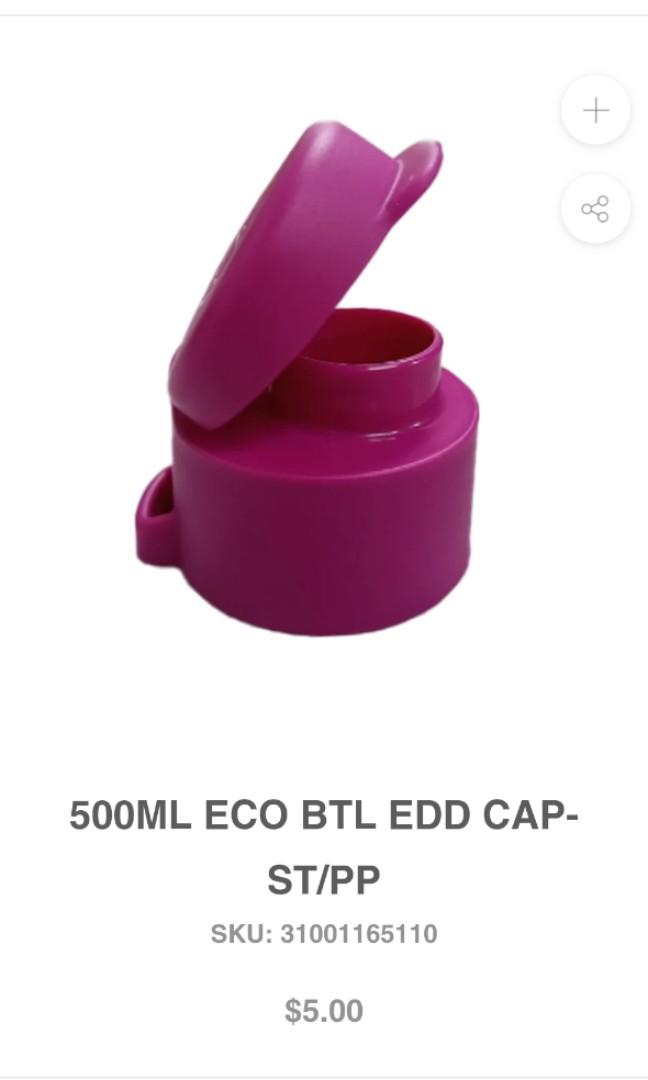 Tupperware Eco Bottle Cap fliptop 500ml, Furniture & Home Living, Kitchenware & Tableware, Water