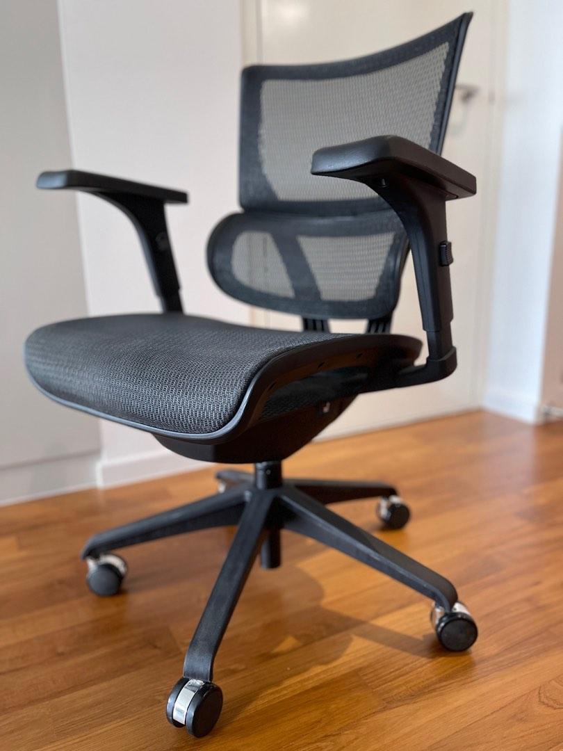 Vision Chair Ultra Adjustable Vision Mesh Office Ergonomic Chair Black, Furniture ...