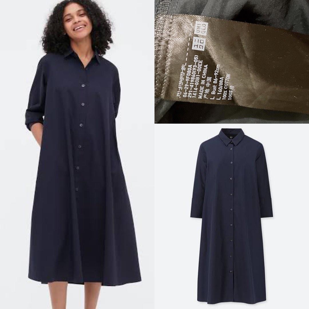 Polo button down top dress