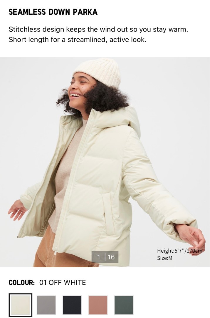 Uniqlo seamless down parka review sales