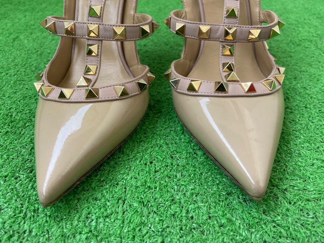 Valentino Rockstud Heels, Luxury, Sneakers & Footwear on Carousell