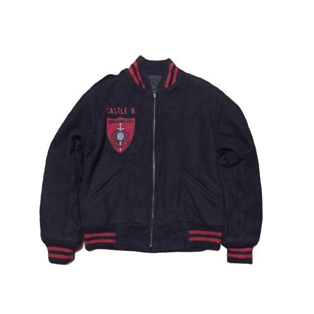 Vintage Wool varsity jacket, Men's Fashion, Activewear on Carousell