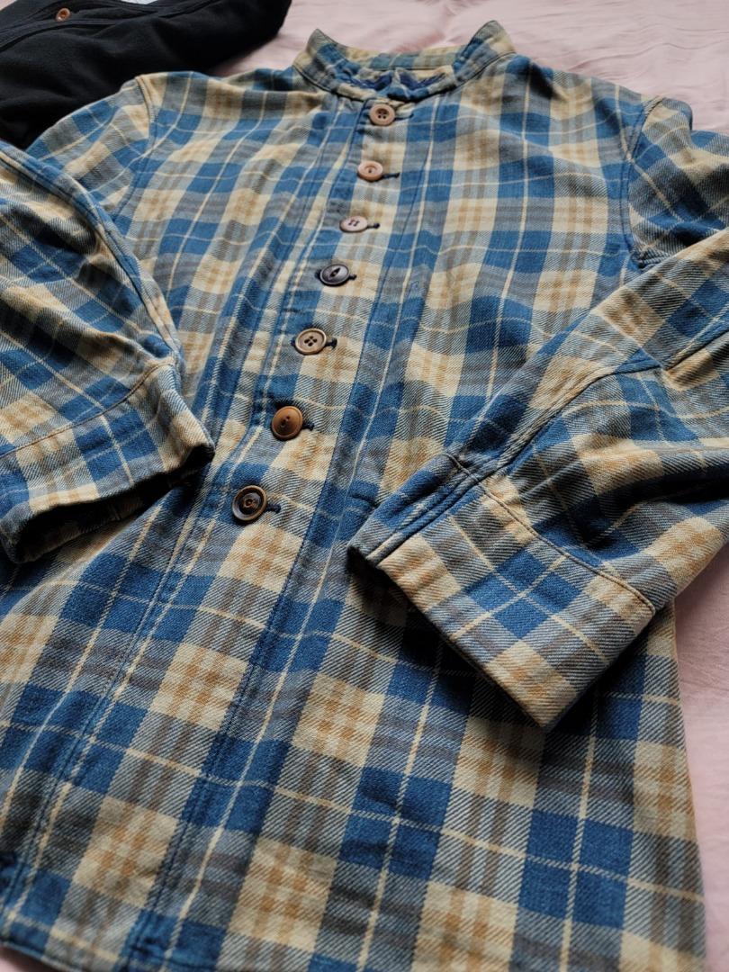 16660円東京の格安割引 売り出し特価 LUGLI JKT INDIGO CHECK 民族