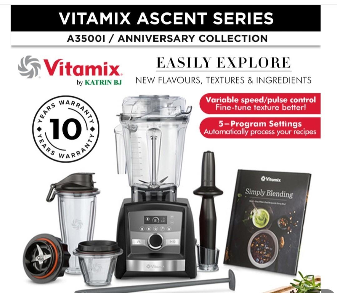 Vitamix A3500i blender Anniversary Set, TV & Home Appliances, Kitchen Appliances, Juicers