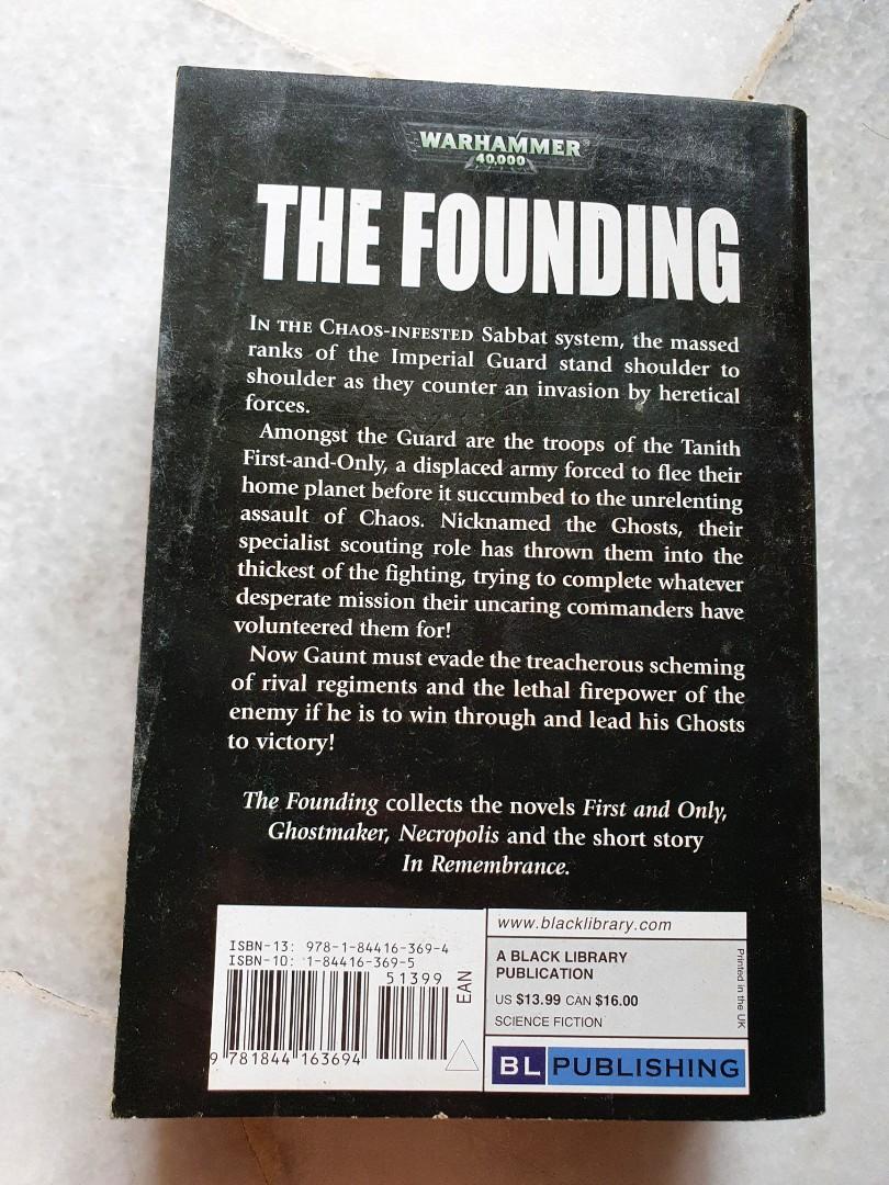 Warhammer 40K Gaunt's Ghost The Founding, Hobbies & Toys, Books