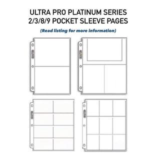 WTS: Ultra PRO Platinum Series 2/3/8/9 Pocket Sleeve Pages