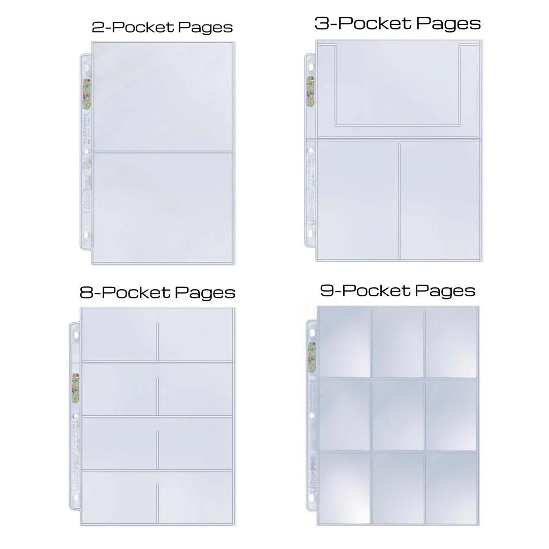  Ultra Pro 8-Pocket Platinum Page with 3-1/2 X 2-3/4
