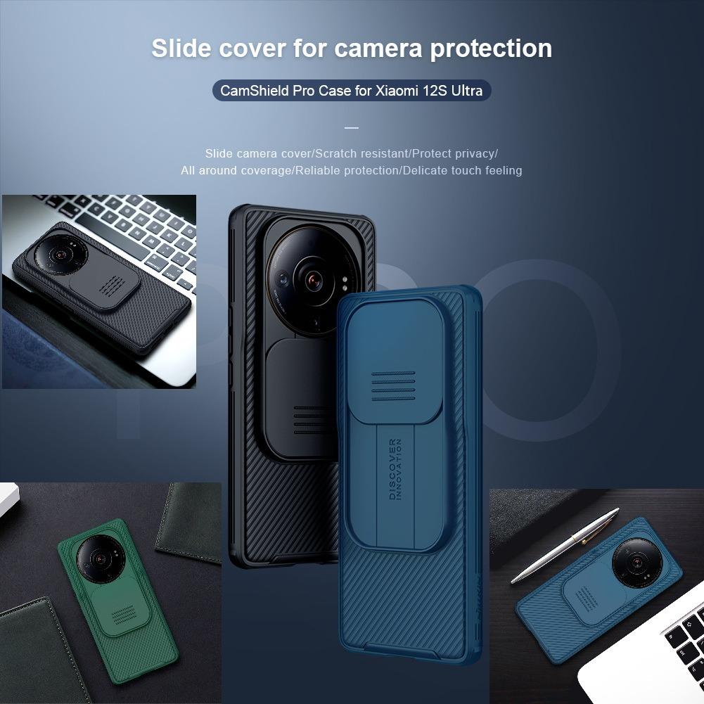 For Xiaomi Mi 12 12X 12 Pro Case NILLKIN CamShield Pro Case Slide Camera  Lens Privacy Protection Back Cover For Xiaomi 12 Lite