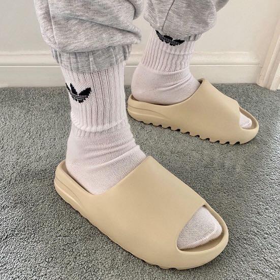 YEEZY SLIDES BONE Women s Fashion Footwear Sneakers on Carousell