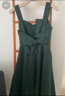 ZALORA Bow Detailed Fit and Flare Dress