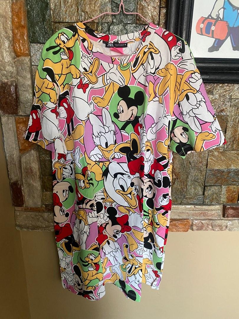 Disney t shirt dress zara clearance