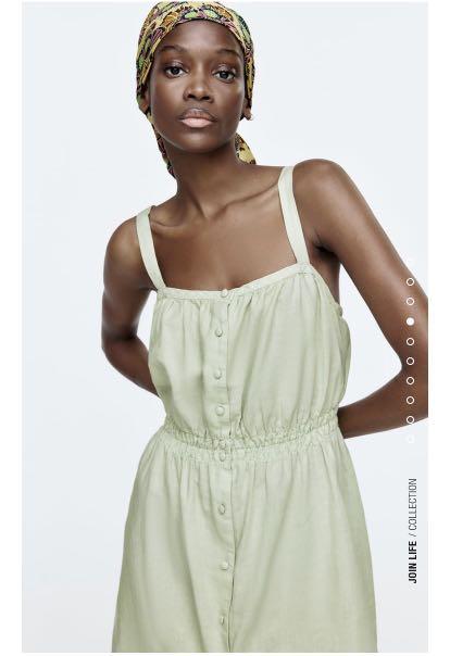 Zara strappy midi dress, Women's Fashion, Dresses & Sets, Dresses on  Carousell