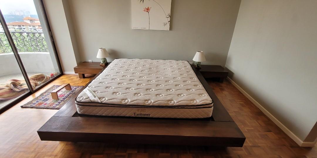 Zen bed shop frame queen
