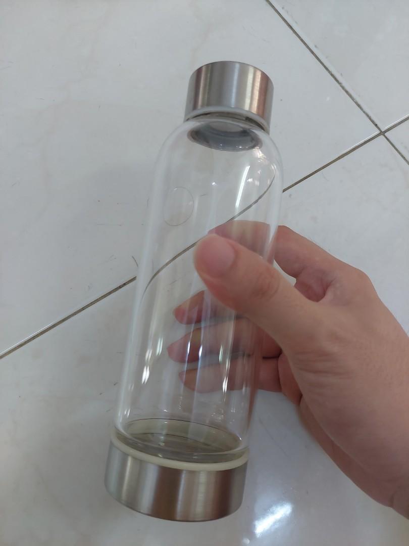 1 metal 1 glass bottle Furniture Home Living Kitchenware