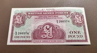 🇬🇧1 Pound 1962🇬🇧British Armed Forces UNC Condition