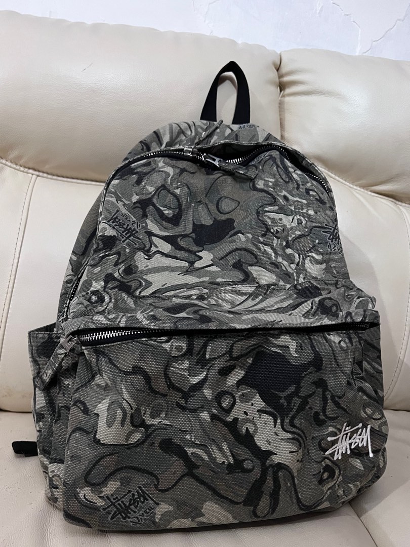 【[宅送]】Stussy canvas backpack キャンバスバックパック バッグ