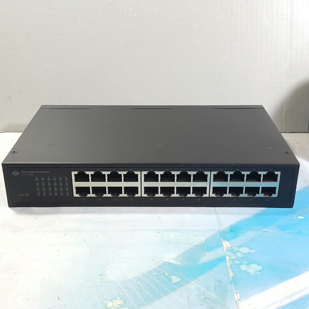 24 Port Gigabit Switching Hub, Computers & Tech, Office & Business