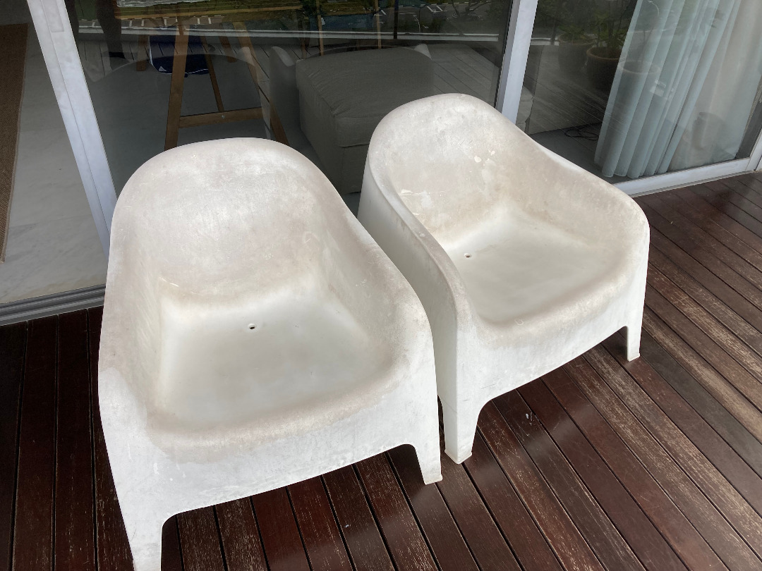 2 ikea skarpo outdoor chairs, Furniture & Home Living, Outdoor