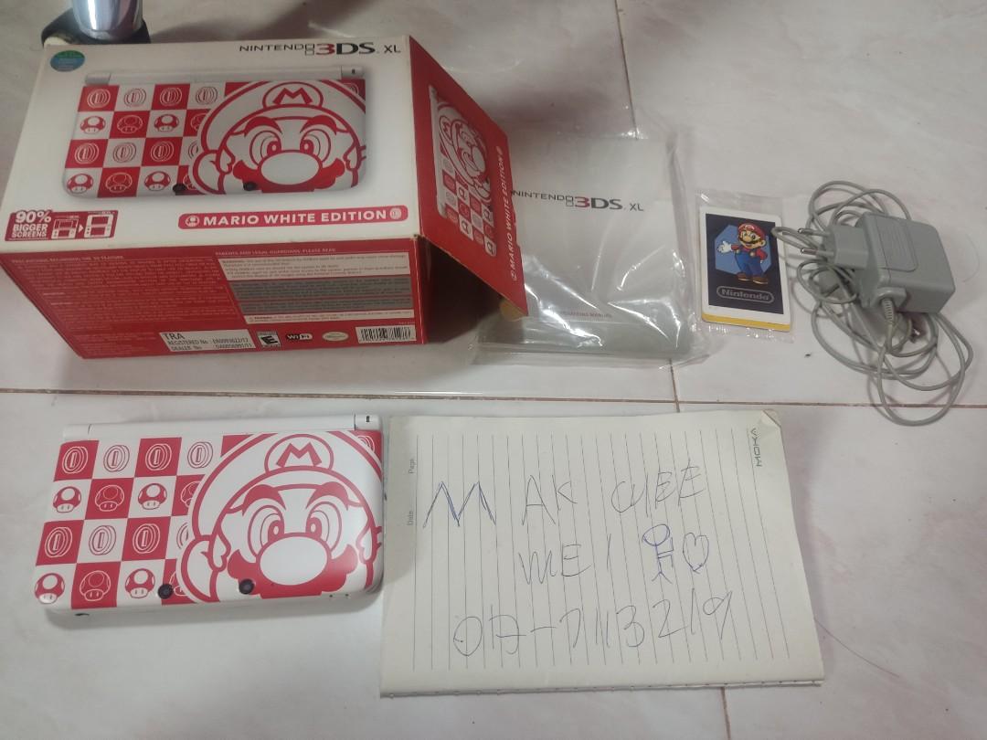 3DS XL Super Mario Edition jailbreak 32GB, Video Gaming, Video Game