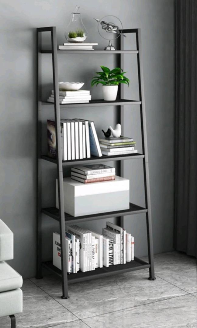 5 tier metal book shelf, Furniture & Home Living, Furniture, Shelves