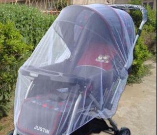 嬰兒推車全罩蚊帳