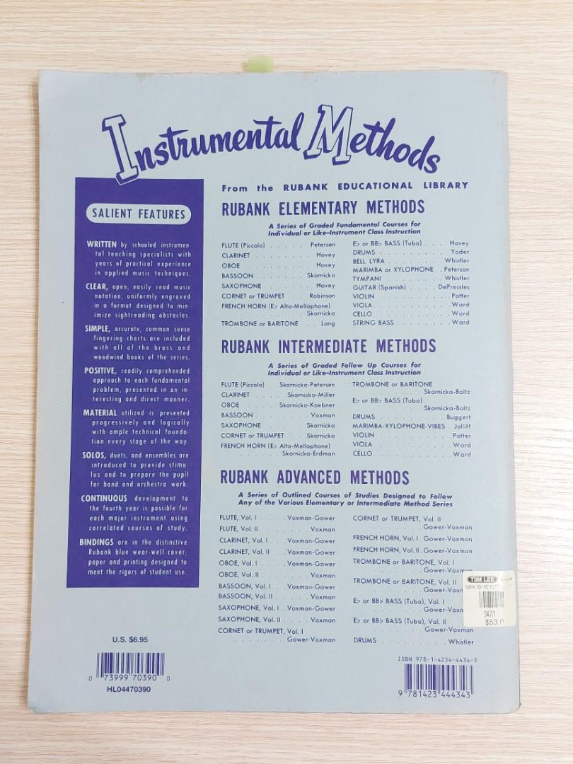 Rubank Advanced Method Flute Vol 1 rubank advanced method flute vol 1
