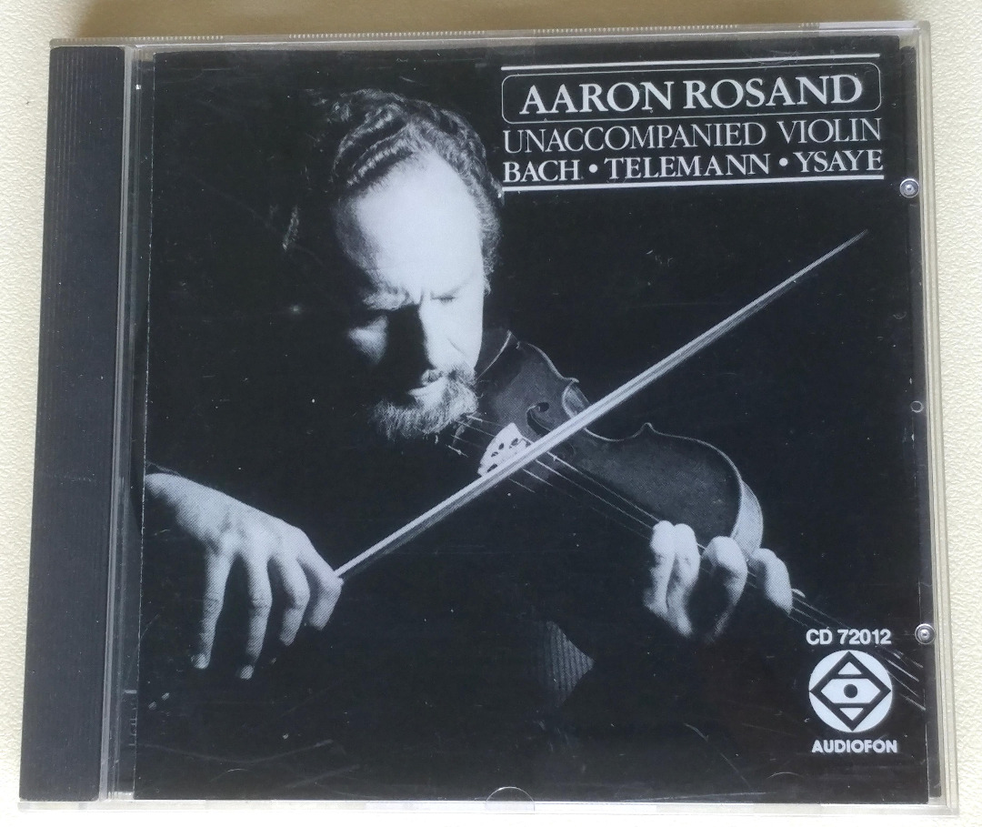 Aaron Rosand - Unaccompanied Violin - 舊美版CD, 興趣及遊戲