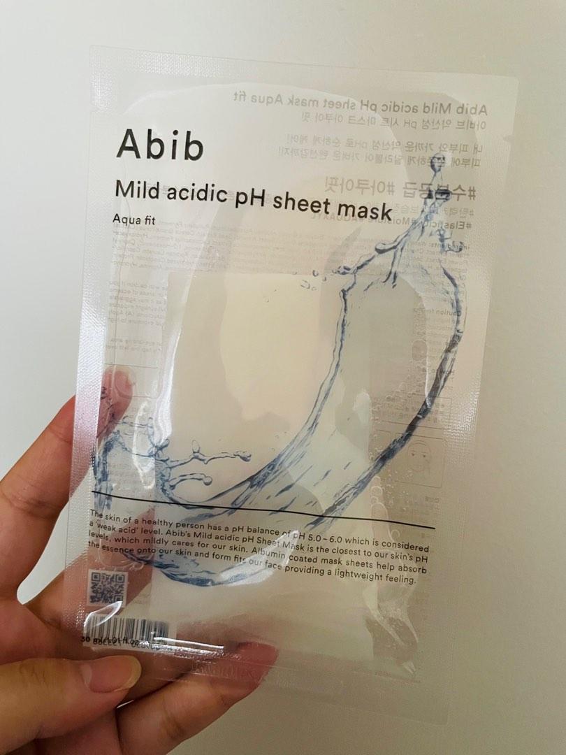 Abib Mild Acidic pH Sheet Mask (Aqua Fit), Beauty & Personal Care, Face