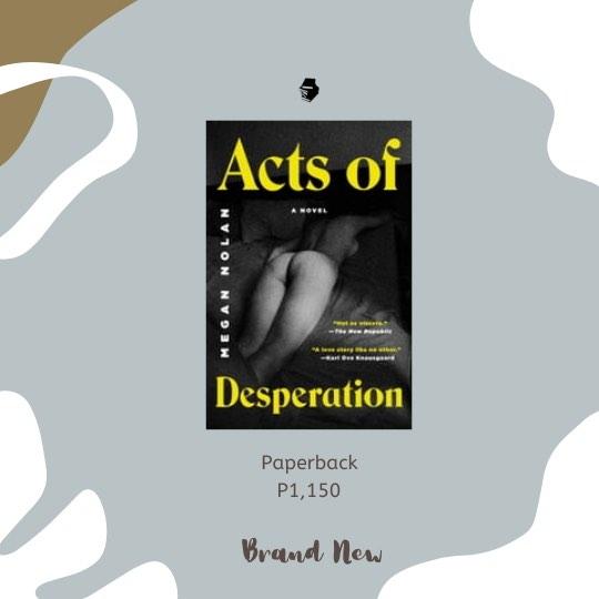 Acts of Desperation by Megan Nolan, Hobbies & Toys, Books