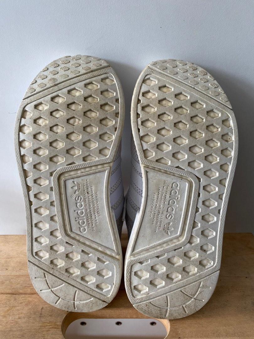 Adidas nmd 4.5uk triple white Women s Fashion Footwear Sneakers