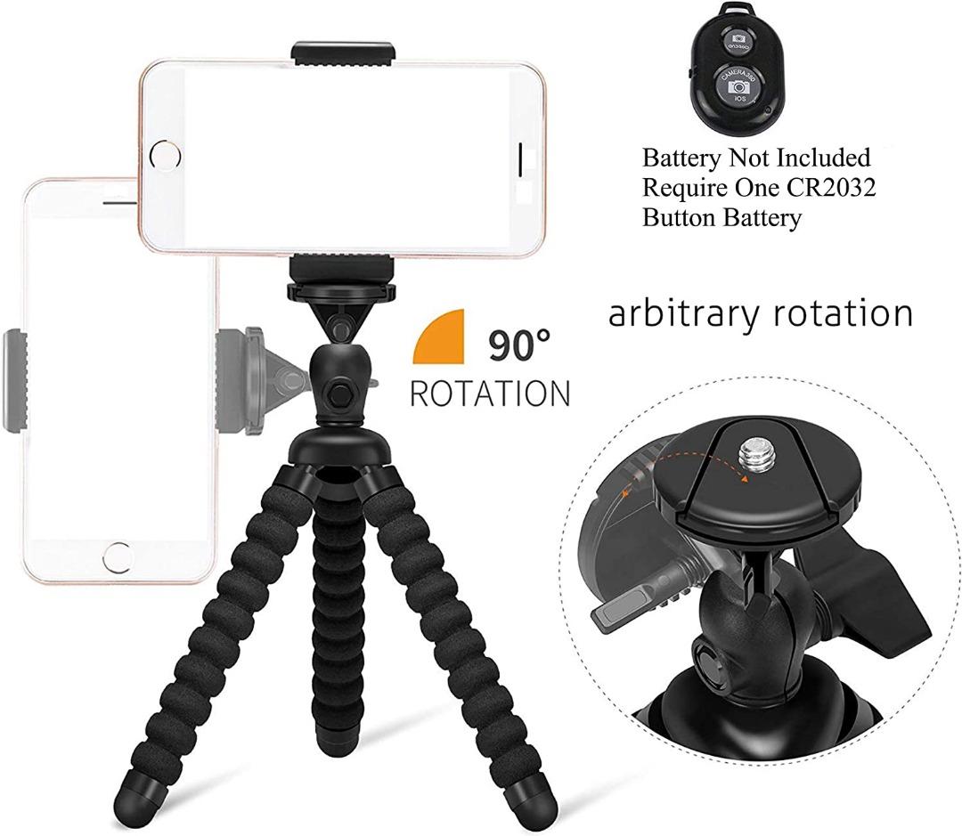  Ailun Tripod Phone Mount Holder Head Standard Screw