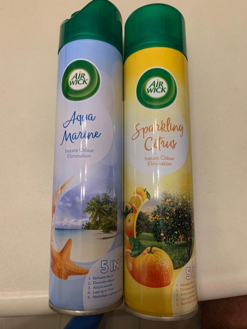 Air wick 喜詩 空氣清新 5 in1空氣清新 劑/清新噴霧 Citrus 柑橘 Marine 海洋202, 美容＆化妝品, 健康及