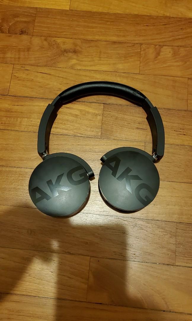 Working Condition AKG Y50 Headset Headphone AKG by Harman AKG Y50 On Ear Headphone with In Line One Button Universal Remote Microphone Black Bluetooth and Wireless Audio Headphones Headsets on Carouse...
