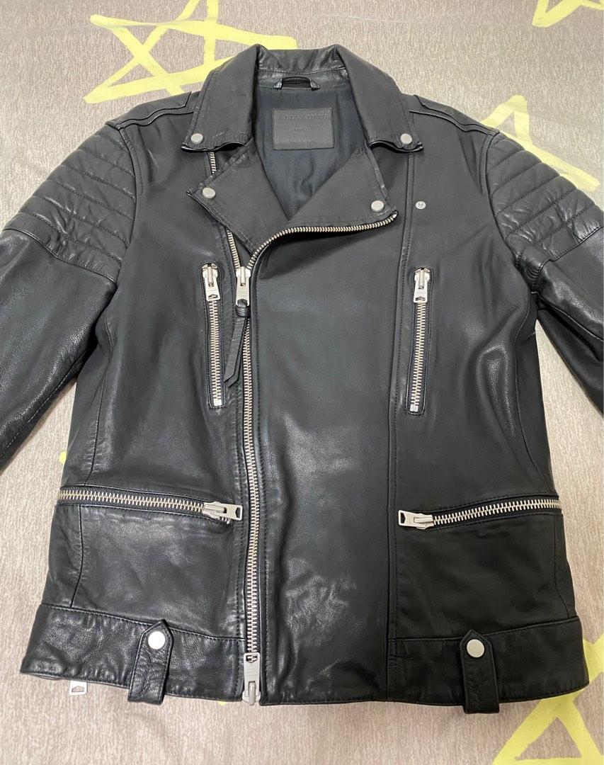 All saints discount kane leather jacket