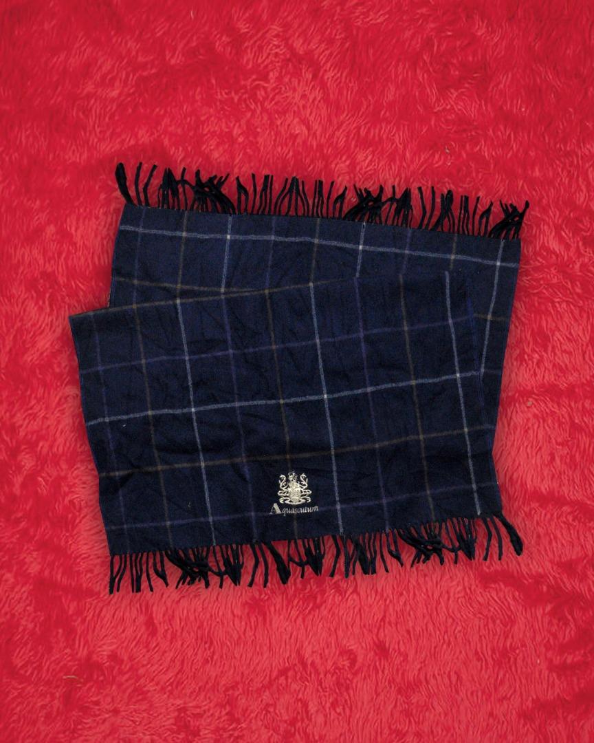 Aquascutum Scarf Luxury Apparel on Carousell