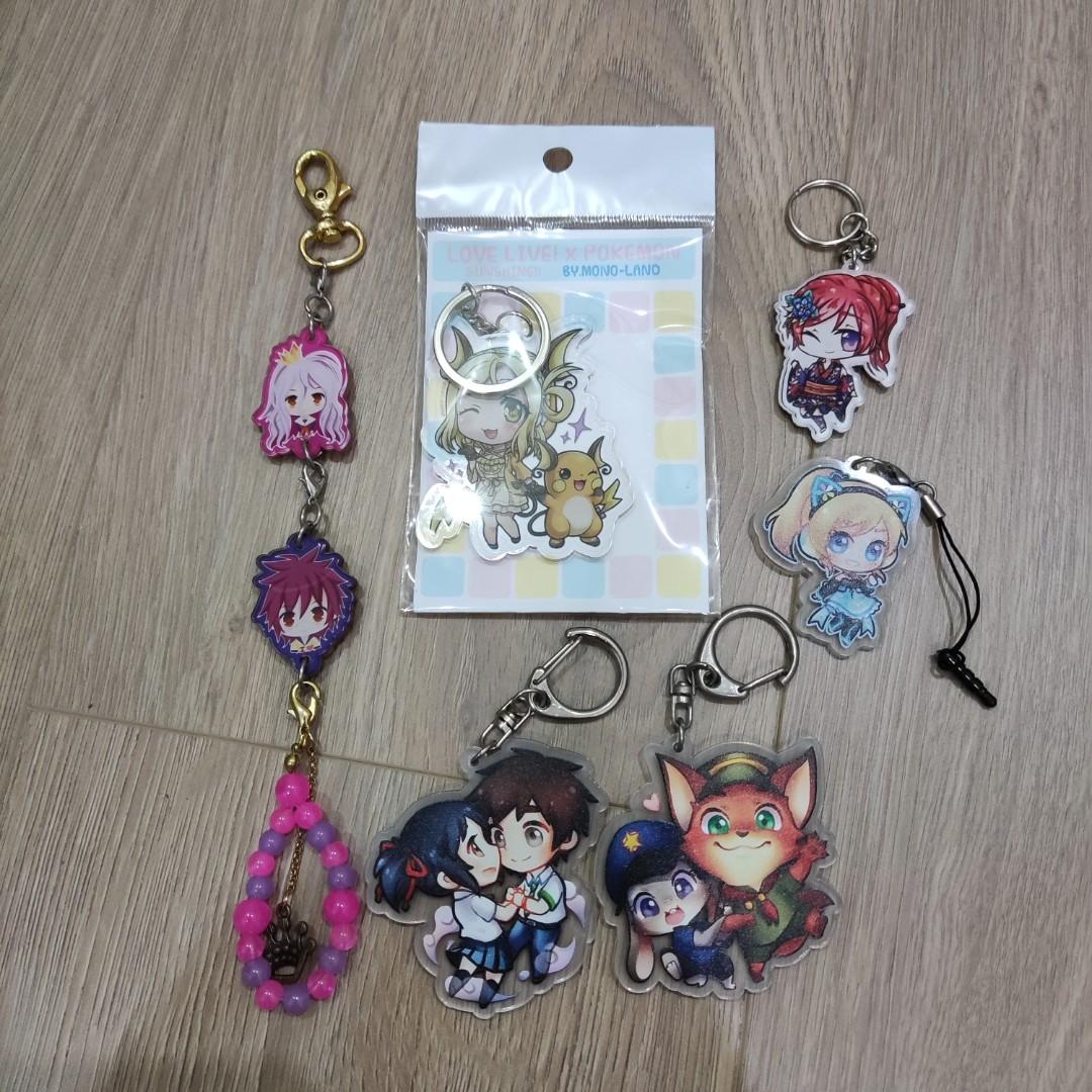 MEIPEL Cute Decompression Anime Keychain Silicone India | Ubuy