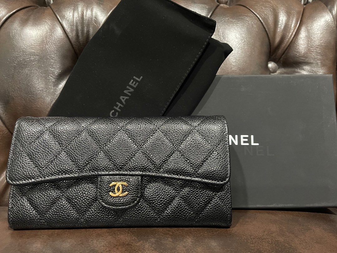 Authentic Chanel Classic Long Flap Wallet, Luxury, Bags & Wallets on ...
