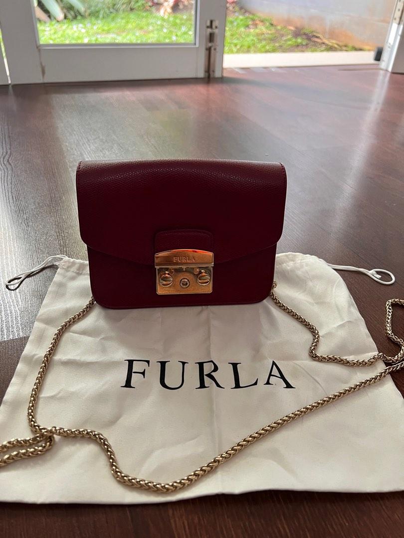 Furla sales metropolis burgundy