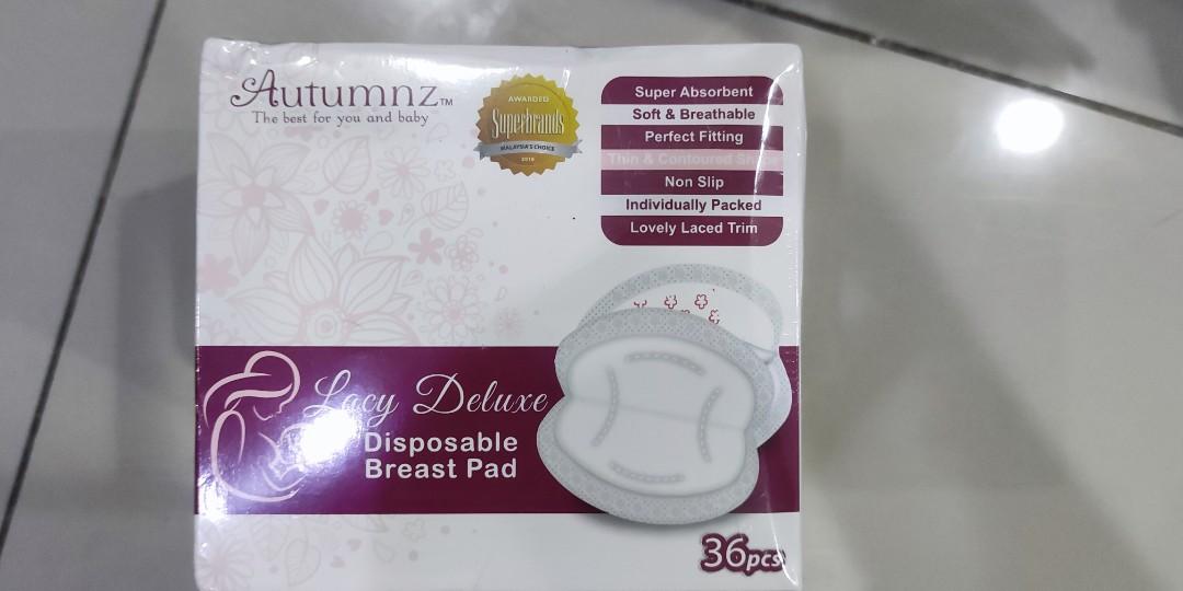 Autumnz Breast Pad Lacy Deluxe Disposable, Babies & Kids, Nursing