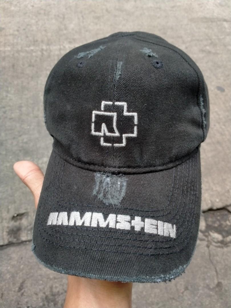 Balenciaga X Rammstein Embroidered-design Cap in Black