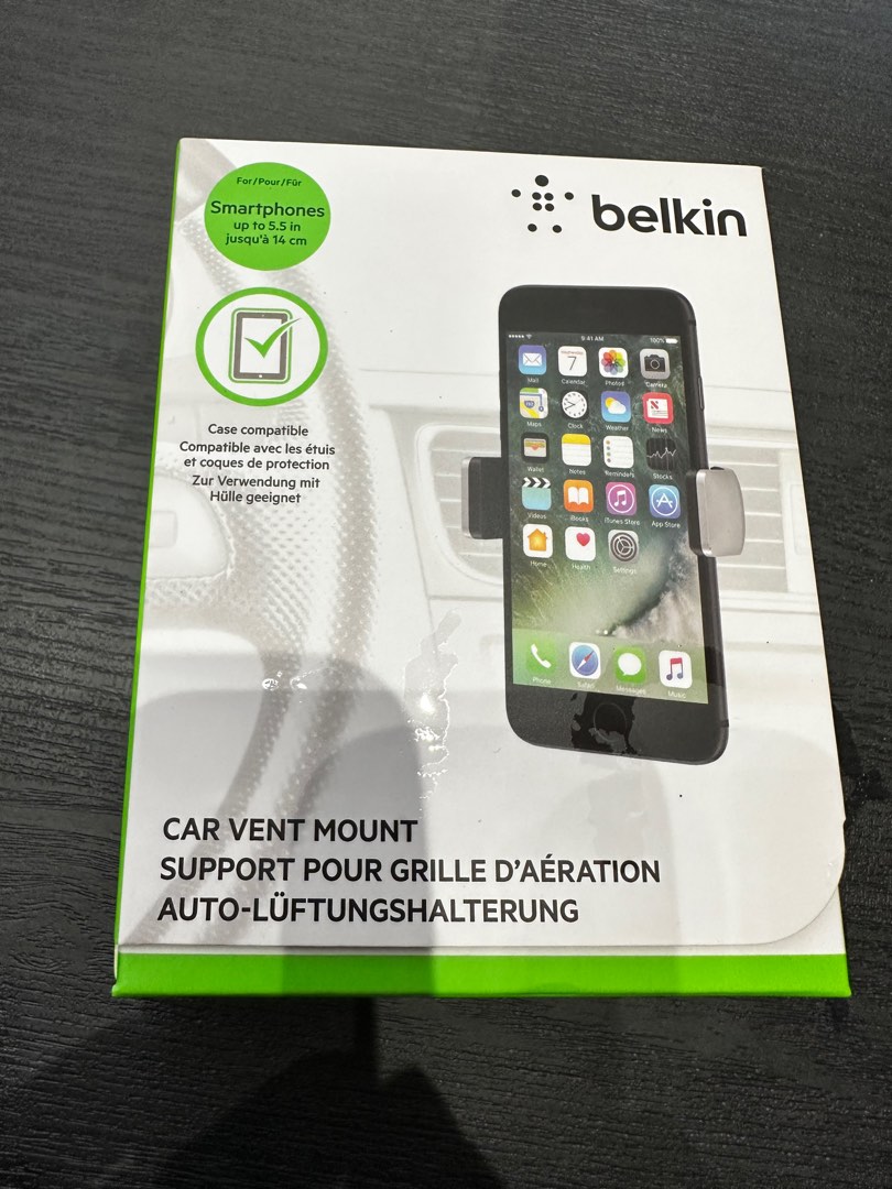Belkin Car Vent Mobile Phone Mount, Mobile Phones & Gadgets, Mobile