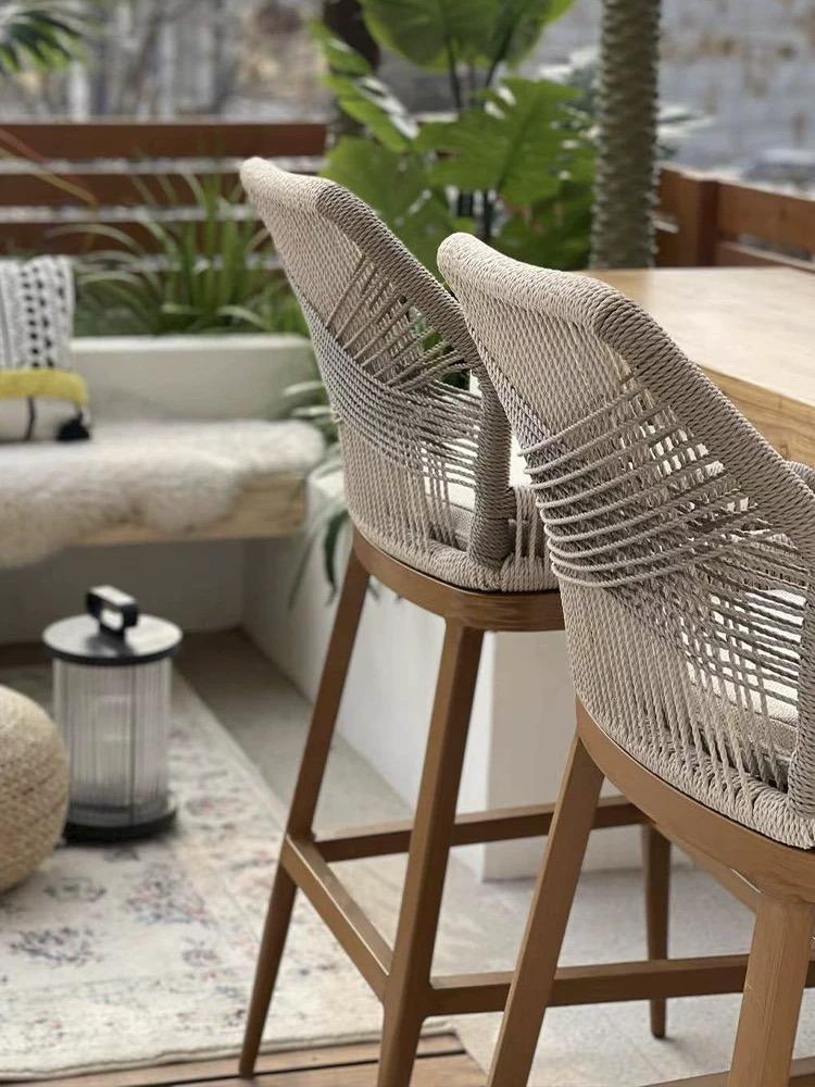 Bess Patio Bar Stool with Cushion, 傢俬＆家居, 戶外家具 Carousell
