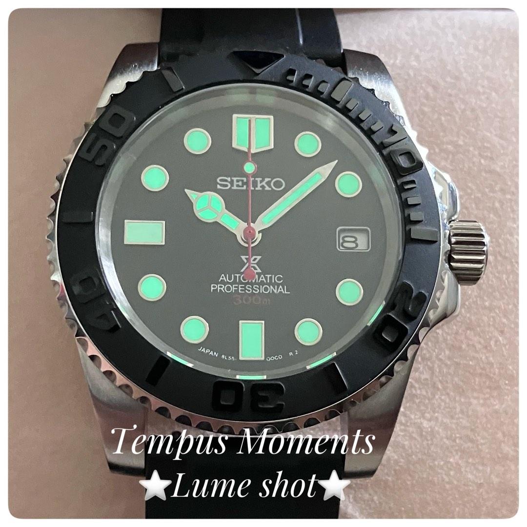 Black falcon ceramic custom build watch - Seiko mod, Men's Fashion, Watches  & Accessories, Watches on Carousell