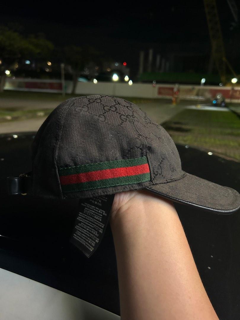 Black GUCCI cap, Men's Fashion, Watches & Accessories, Caps & Hats on  Carousell