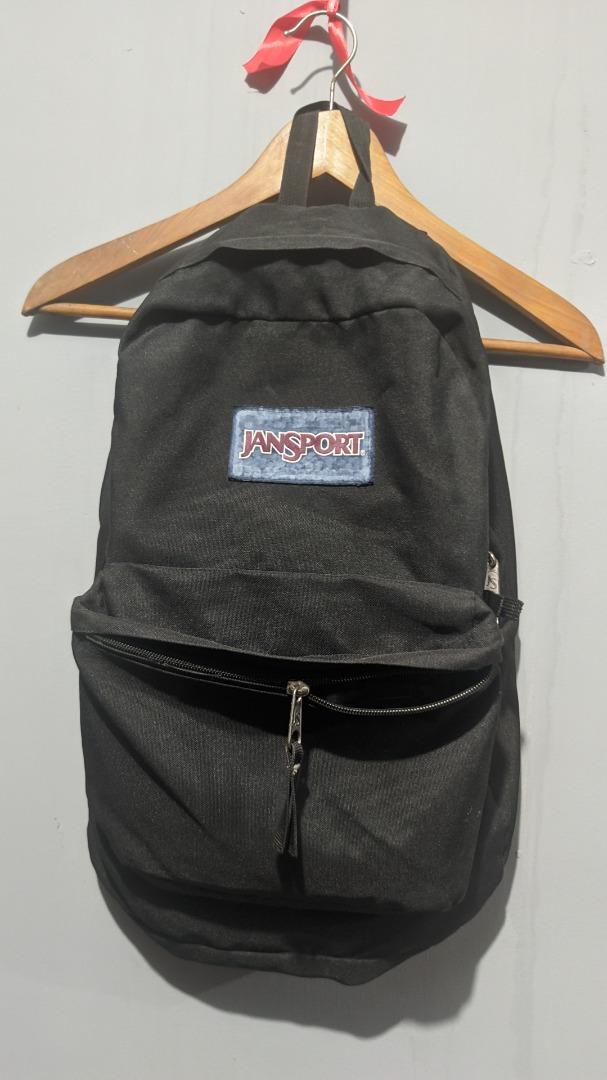 Black Jansport Backpack, Men's Fashion, Bags, Backpacks on Carousell
